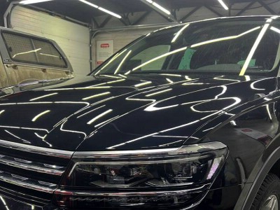Комплексная оклейка зон риска лакокрасочного покрытия полиуретановой пленкой Volkswagen Tiguan