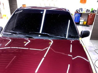 Полировка задних фонарей и лакокрасочного покрытия на автомобиле DAEWOO NEXIA