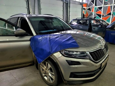 Ремонт скола на автомобиле Skoda Kоdiaq 2019