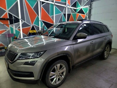 Ремонт скола на автомобиле Skoda Kоdiaq 2019