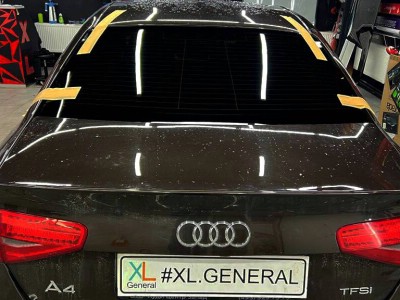 Тонирование и замена заднего стекла Audi A4