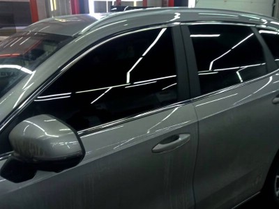 Тонирование передних стекол 35% пленкой Sun Control на автомобиле Haval Jolion