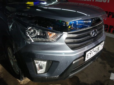 Тонирование задней части Hyundai CRETA 5дв.2014-