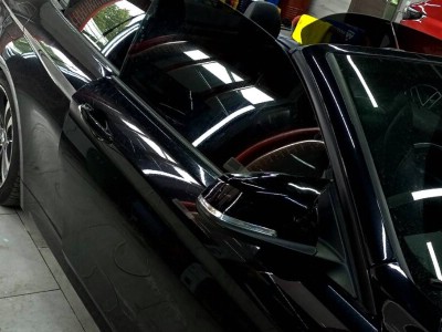 Тонирование задней и двух передних стекол 15% пленкой SUNCONTROL на автомобиле BMW 4