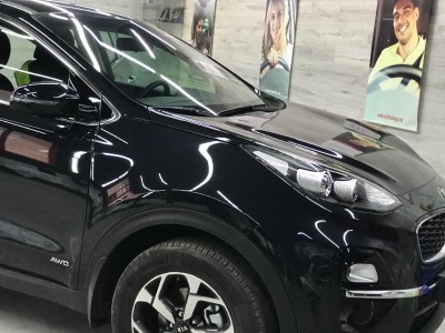 Тонирование задней полусферы Kia Sportage 5D SUV 2016-