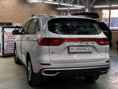 Тонирование задней полусферы на автомобиле Haval M6